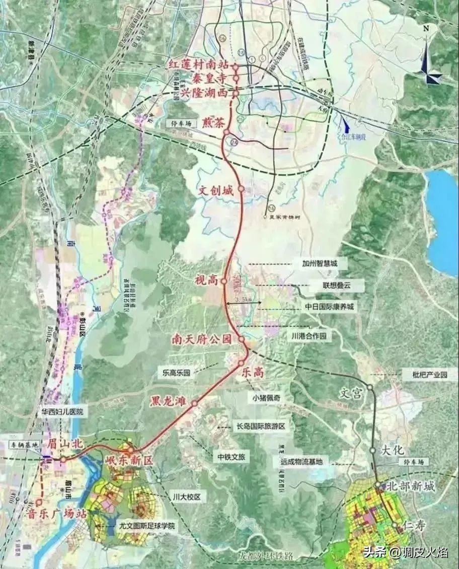 成都地铁线路图全新概览