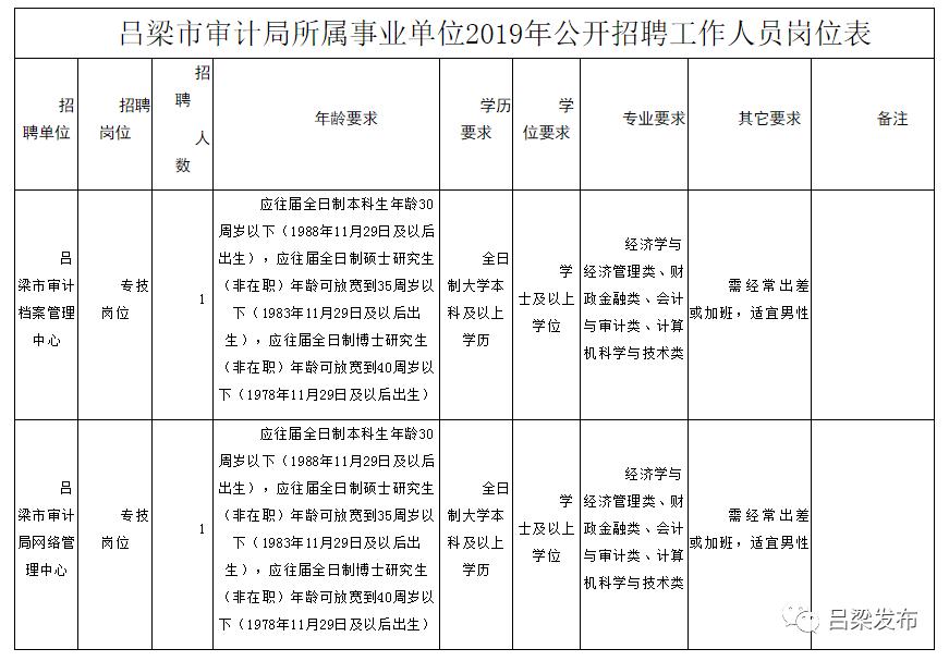 中阳县审计局最新招聘启事概览