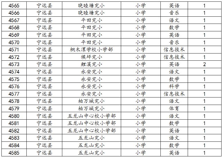 宁远县初中最新招聘公告概览